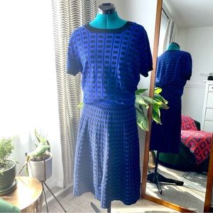 Eloquii knit top and skirt set